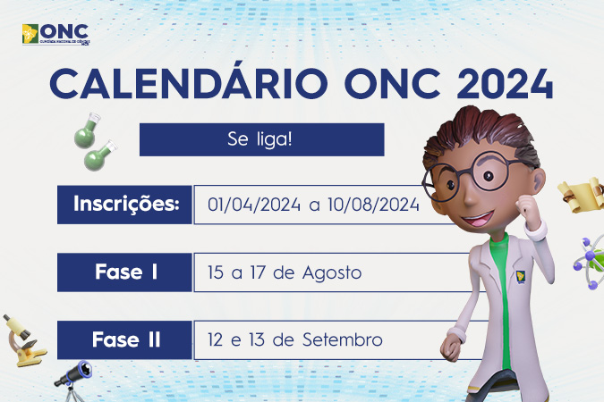 Anunciado do calendario ONC